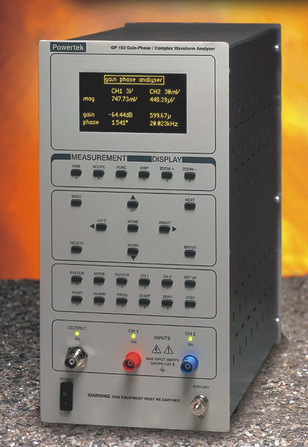 GP102 Upright Gain Phase Analyzer