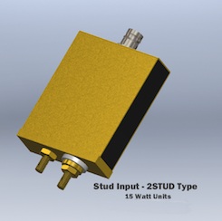 Series W-2-Stud Non Inductive co-axial shunt, current viewing resistor.